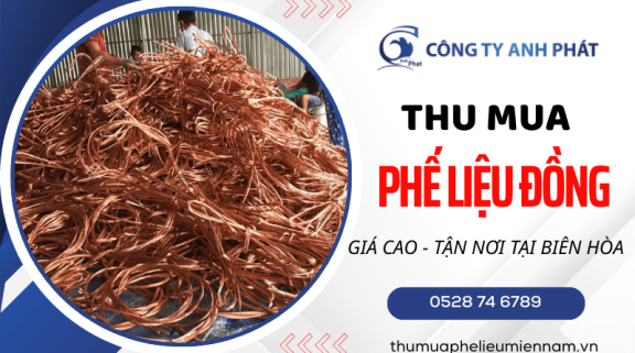 Thu mua phế liệu đồng Biên Hòa giá cao, tận nơi, uy tín 
